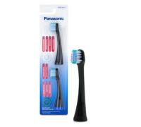Panasonic WEW0915K803 Compact Cabezales De Repuesto Multi-Fit para Cepillos De Dientes Eléctricos, Compatibles con EW-DP52, EW-DE92, EW-DL83, EW-DL82, EW-DL75 y EW-DC12, Negros, Paquete de 2
