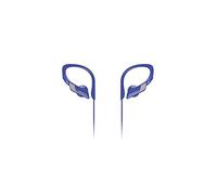 Panasonic Wings RP-BTS10E-A - Auriculares Bluetooth Deportivos (Impermeables, Uso cómodo y ultraligero, Batería duradera, Cancelación de Ruido, Carga rápida, Deporte para Iphone y Android), Color Azul