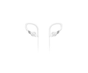 Panasonic Wings RP-BTS10E-W- Auriculares Bluetooth Deportivos (Impermeables, Uso cómodo y ultraligero, Batería duradera, Cancelación de Ruido, Carga rápida, Deporte para Iphone y Android), Blanco