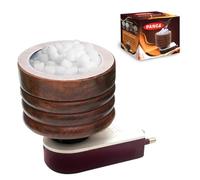 PANCA Kapoor Dani Difusor de alcanfor para quemador Bakhour doméstico Difusor Kapoor (madera cilíndrica, marrón)