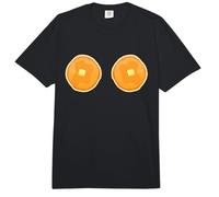 Pancake Boobs - National Maple Syrup Day - Funny Boob Gift Comfort Colors Adult Heavyweight T-Shirt