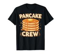 Pancake Crew Fluffy Pancakes Breakfast Lovers Brunch Fans Camiseta