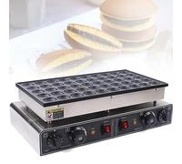 Pancake Pancake Maker Holandés, Mini Pancake Baker Gas 50 Agujeros Sandwich Cake Galleta Comercial Holandés Poffertjes Grills Waffle Maker, JYLSSKUK
