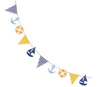 Pancarta de Feliz Cumpleaños 3, 4m de Tela No Tejida Azul