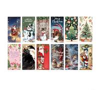 Pancarta para puerta de vacaciones con adorno de árbol de Navidad para mejorar la decoración de temporada y proporcionar un telón de fondo listo para fotos (estilo de 5)