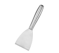 Pancha Spachtel,Schaufel Mit Hohlgriff Edelstahl Spatel,Grillwender,Pizzaspatel,Küchenspachtel,Küche Kochgeschirr Grillspachtel,für Küche Kochen Teppanyaki Barbecue Steak Pizza,Silber,S
