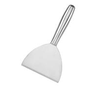Pancha Spachtel,Schaufel Mit Hohlgriff Edelstahl Spatel,Grillwender,Pizzaspatel,Küchenspachtel,Küche Kochgeschirr Grillspachtel,für Küche Kochen Teppanyaki Barbecue Steak Pizza,Silber,L