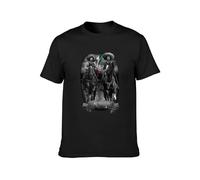Pancho Villa Emiliano Zapata Mexico Chicano Art David Gonzales DGA Work Men's T-Shirt Unisex Black Cotton Print tee Shirts M