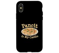Pancit Es Mi Cardio Divertido Amante De Pancit Cultura De La Comida Filipina Carcasa para iPhone X/XS