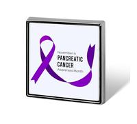 Pancreatic Cancer Awareness Badge Pin Brooches for Backpack Cloths Hats Button Pins Decor