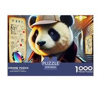 Pand 1000 Piezas Impresionante Puzzle Animales para Adultos Inteligencia Juguete Regalo Creativo para La Relajación Diversión Educativo para Niños Y Adultos 38x26cm/1000pcs