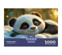 Panda 1000 Pieces Jigsaw Puzzles For Adults EduGatoional Games Stress Relieving Entertainment Exercise The Memory of The Brain For Adults Gifts 70x50cm/1000pcs