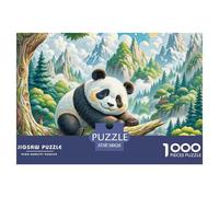 Panda 1000 Pièces Puzzles Pour Adultes Sur Le Thème De Animal Qualité Supérieure Défi Jouets Parfait Les Jeu Relaxant 38x26cm/1000pcs