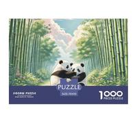 Panda 1000 Pièces Puzzles Pour Adultes Sur Le Thème De Animal Qualité Supérieure Défi Jouets Parfait Les Jeu Relaxant 70x50cm/1000pcs