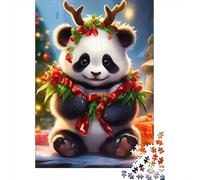Panda 1000 Piezas Cartón Resistente Puzzle para Adultos Portátil Noche De Juegos En Familia Desafiante Y Divertido Rompecabezas 70x50cm/1000pcs