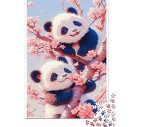 Panda 1000 Piezas Papel Durable Puzzle para Adultos Portátil Noche De Juegos En Familia Horas De Entretenimiento Garantizadas 70x50cm/1000pcs