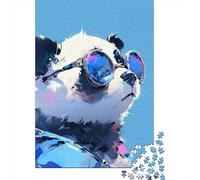 Panda 1000 Piezas Papel Puzzle para Adultos Portátil Fácil De Almacenar Noche De Juegos En Familia Desafiante Y Divertido 38x26cm/1000pcs