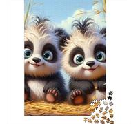 Panda 1000 Piezas Papel Puzzle para Adultos Portátil Noche De Juegos En Familia Desafiante Y Divertido Ocio En Casa 52x38cm/1000pcs