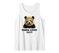 "Panda ama a los gays", LGBTQ, Gay Pride Camiseta sin Mangas