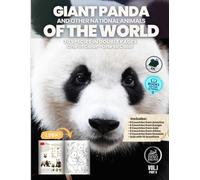 Panda and Other National Animals of the World: 30 national animals in double-page spreads: one in color and one to color