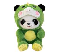 Panda Animal Relleno, Panda Plush - Panda Animal Relleno Peluche Panda Panda, Muñeca Acompañante Llena, 14 Pulgadas Transforma Una Cómoda Plush De Muñeca, Almohadas De Cultivo De Vida Suave Para Niños