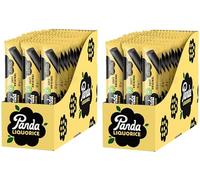 Panda ® | Barritas naturales suaves originales de regaliz | Pure Panda Regaliz Dulce elaborado con solo cuatro ingredientes naturales | Vegano, sin grasas y sin artificiales | Paquete de