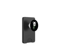 Panda Bear Come una pequeña Rama de bambú PopSockets PopWallet para MagSafe