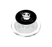 Panda Bear Comiendo Bambú PopSockets PopGrip para MagSafe