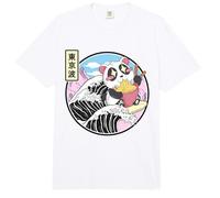 Panda Bear Ramen Noodles Japonés Wave Anime Girl Boy Kawaii Comfort Colors Adult Heavyweight T-Shirt