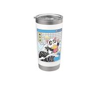 Panda Bear Ramen onda japonesa Vaporwave Anime Boy Kawaii Vaso térmico de acero inoxidable de doble pared
