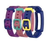 Panda Bobo Compatible con Fitbit Ace 2 para niños, correa de silicona suave impermeable para reloj deportivo, talla única, Silicona, Sin piedra preciosa