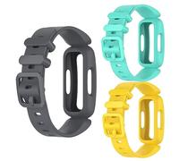 Panda Bobo Compatible con Fitbit Ace 3 para niños, correa de silicona suave impermeable para reloj deportivo, talla única, Silicona
