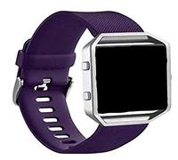 Panda Bobo Correa compatible con Fitbit Blaze, correa de muñeca deportiva de repuesto ajustable de silicona, S, Silicona, No es una piedra preciosa