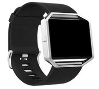 Panda Bobo Correa compatible con Fitbit Blaze, correa de repuesto deportiva de silicona suave, correa de muñeca ajustable para hombres y mujeres, correa de reloj de estilo clásico, varios colores, S