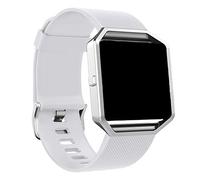 Panda Bobo Correa compatible con Fitbit Blaze, correa de repuesto deportiva de silicona suave, correa de muñeca ajustable para hombres y mujeres, correa de reloj de estilo clásico, varios colores, S