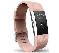 Panda Bobo Correa compatible con Fitbit Charge 2, correa deportiva de repuesto para hombres y mujeres, pulsera clásica ajustable de silicona suave, S, Silicona, No es una piedra preciosa