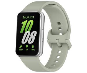 Panda Bobo Correa compatible con Samsung Galaxy Fit 3, correa de repuesto de silicona suave para Galaxy Fit 3 SM-R390, pulsera deportiva ajustable para hombres y mujeres, varios colores, talla única