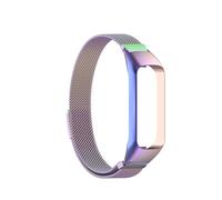 Panda Bobo Correa de metal de repuesto compatible con Samsung Galaxy Fit 2 SM-R220, One Size, Acero inoxidable