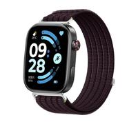 Panda Bobo Correa de nailon trenzado compatible con Xiaomi Redmi Watch 6/5/4 y Xiaomi 8 Pro/9 Pro/10 Pro, correa ajustable, One Size Fits All, Nailon Acero inoxidable, Sin piedra preciosa