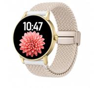 Panda Bobo Correa de reloj de nailon trenzado con cierre magnético, compatible con Reflex Active Series 4/5/6/7/9/10/12/13/14/15/16/23/26, One Size Fits Most, Nailon, Sin piedra preciosa