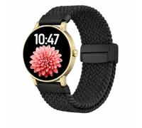 Panda Bobo Correa de reloj de nailon trenzado con cierre magnético, compatible con Reflex Active Series 4/5/6/7/9/10/12/13/14/15/16/23/26, One Size Fits Most, Nailon, Sin piedra preciosa