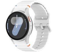 Panda Bobo Correa de reloj de silicona acanalada sin huecos compatible con Samsung Galaxy Watch 7, 6, 5, 4, FE Classic/Pro, 40-47 mm, talla única, Silicona, No es una piedra preciosa