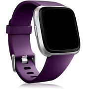 Panda Bobo Correa para Fitbit Versa Strap/Fitbit Versa 2, correas de repuesto deportivas de silicona suave para Fitbit Versa 2/Fitbit Versa/Versa Lite/Versa SE, Large, silicona