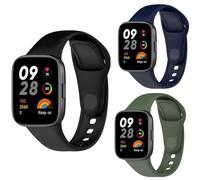 Panda Bobo Pulsera deportiva de repuesto de silicona para Xiaomi Redmi Watch 3 Active /3 Lite, silicona