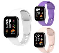 Panda Bobo Pulsera deportiva de repuesto de silicona para Xiaomi Redmi Watch 3 (M2216W1), talla única, silicona