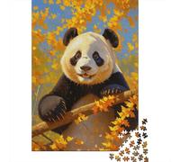 Panda Bosque Puzzle 1000 Piezas Impresión De Alta Definición, Puzzle De Madera, para Adultos Y Niños, Rompecabezas Juego De Retos, Regalos Originales 1000pcs (75x50cm)