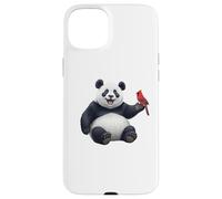 Panda Cardenal Norteño Pájaro Aves Biólogo Animal Carcasa para iPhone 15 Plus