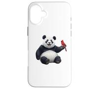 Panda Cardenal Norteño Pájaro Aves Biólogo Animal Carcasa para iPhone 16 Plus