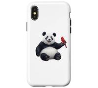 Panda Cardenal Norteño Pájaro Aves Biólogo Animal Carcasa para iPhone X/XS