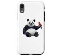 Panda Cardenal Norteño Pájaro Aves Biólogo Animal Carcasa para iPhone XR